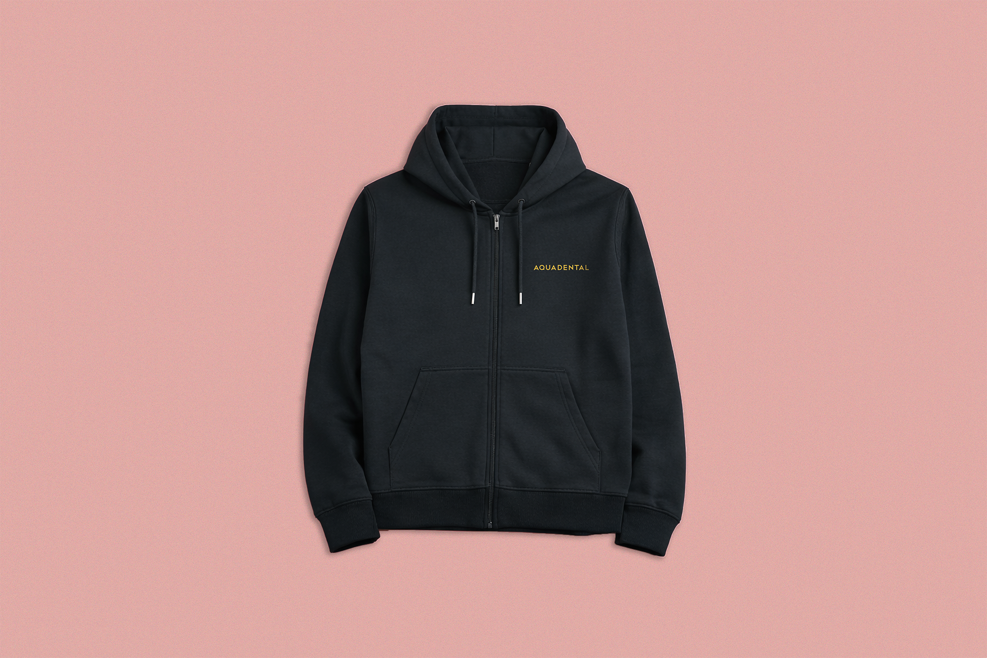 Hoodie med dragkedja
